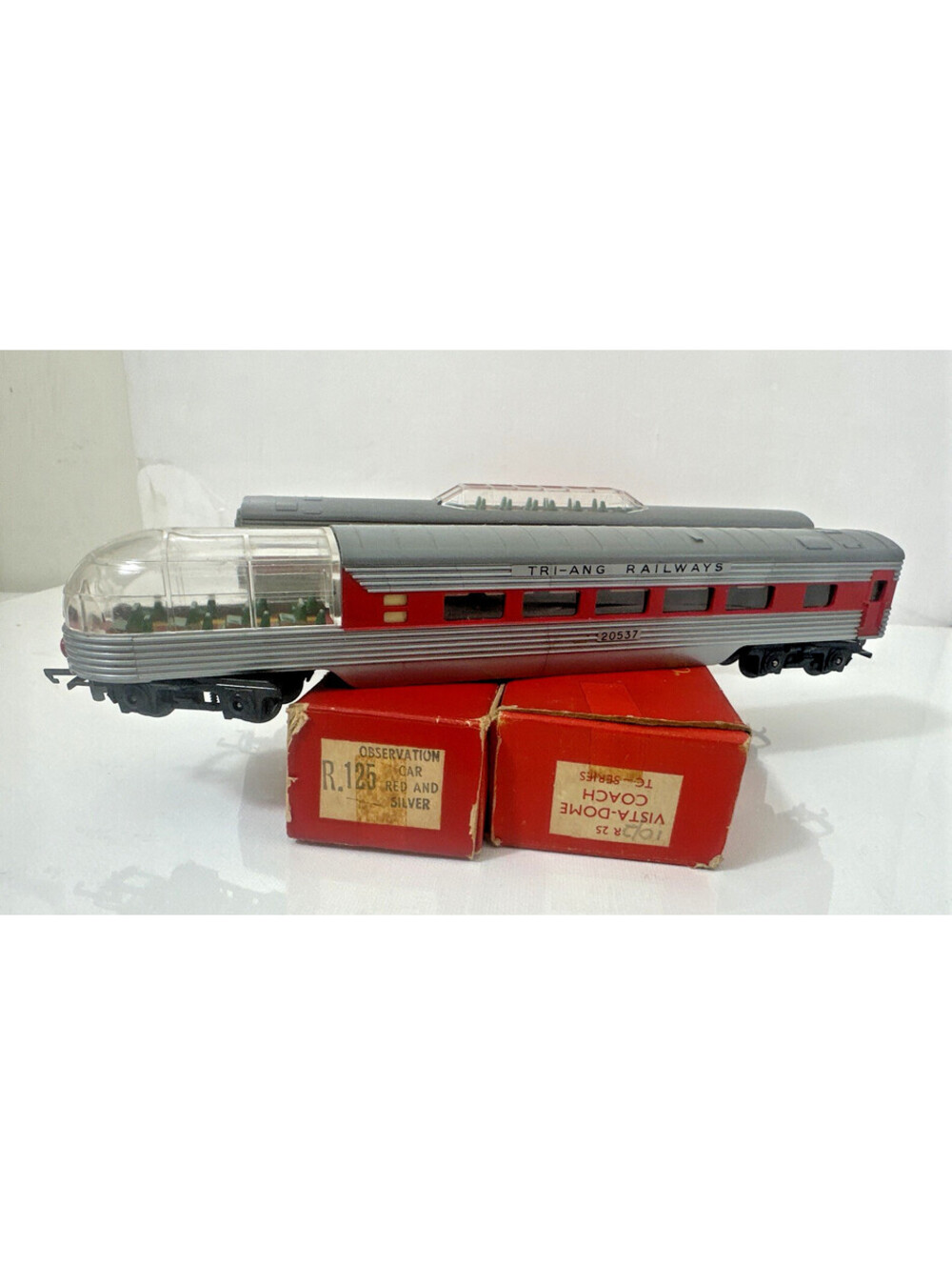 Vintage Tri-ang HO OO Transcontinental Passenger Cars Set Boxed R25 R125 LN C7